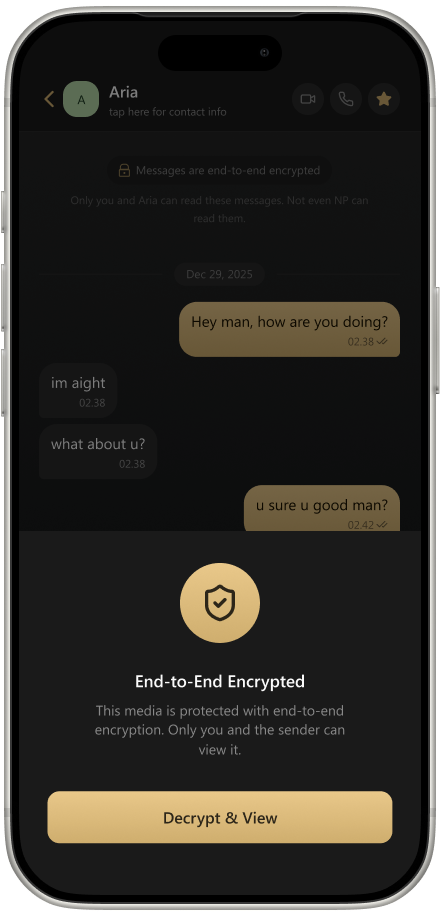 Ghost Messenger encrypted chat