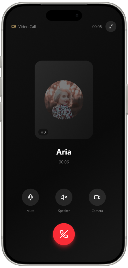 Ghost Messenger video call